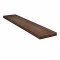 Regalboden Wandregal dunkelbraun Spanplatte rechteckig 80 x 20 x 3.8 cm