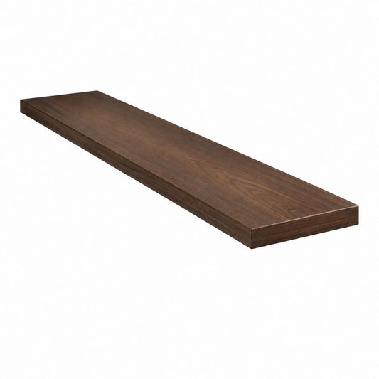 Regalboden Wandregal dunkelbraun Spanplatte rechteckig 80 x 20 x 3.8 cm